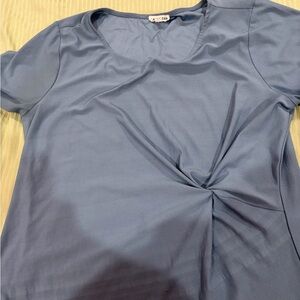 Lily Star Short Sleeve Top in Soft Blue used bought this summer